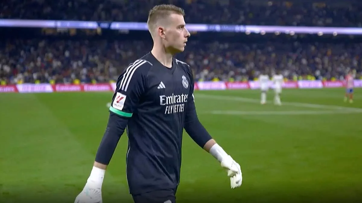 Андрей Лунин / Стоп-кадр из видео