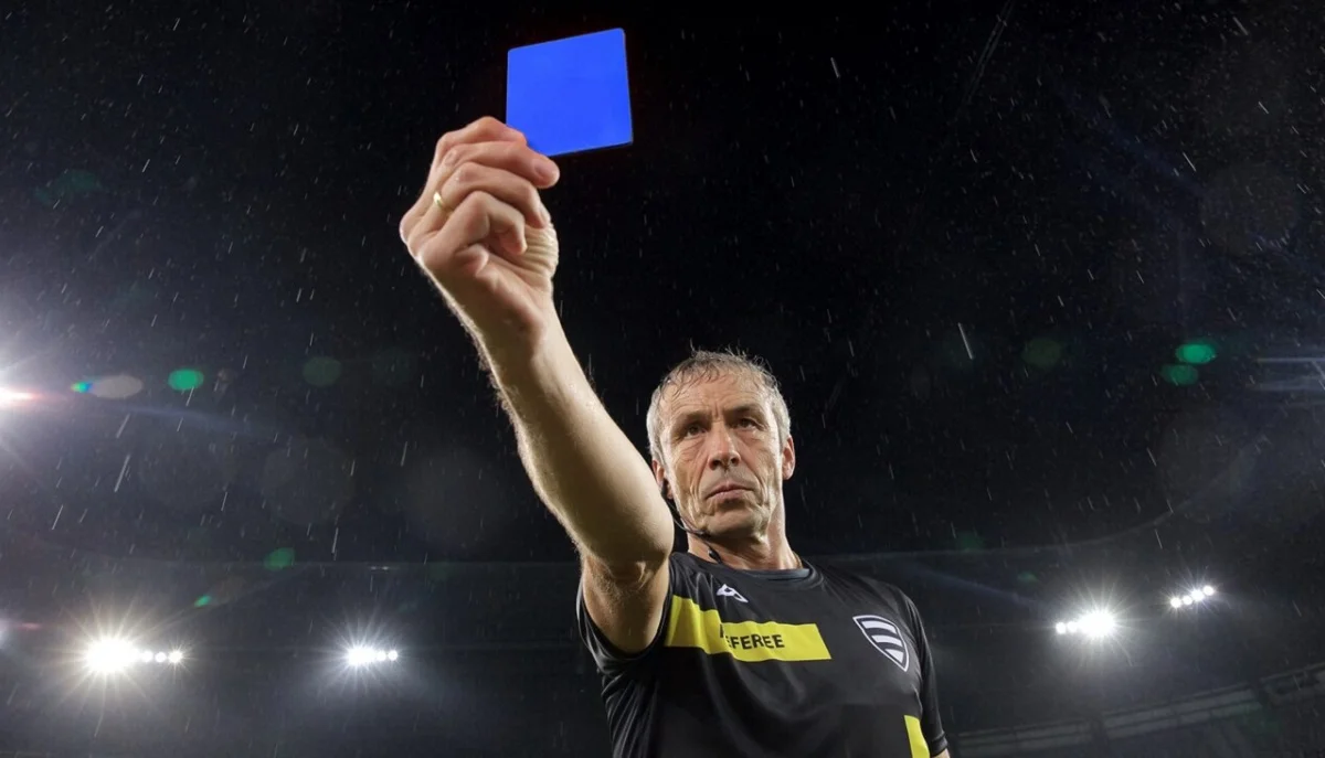 В футболе введут синюю карточку / E+/simonkr (Telegraph)