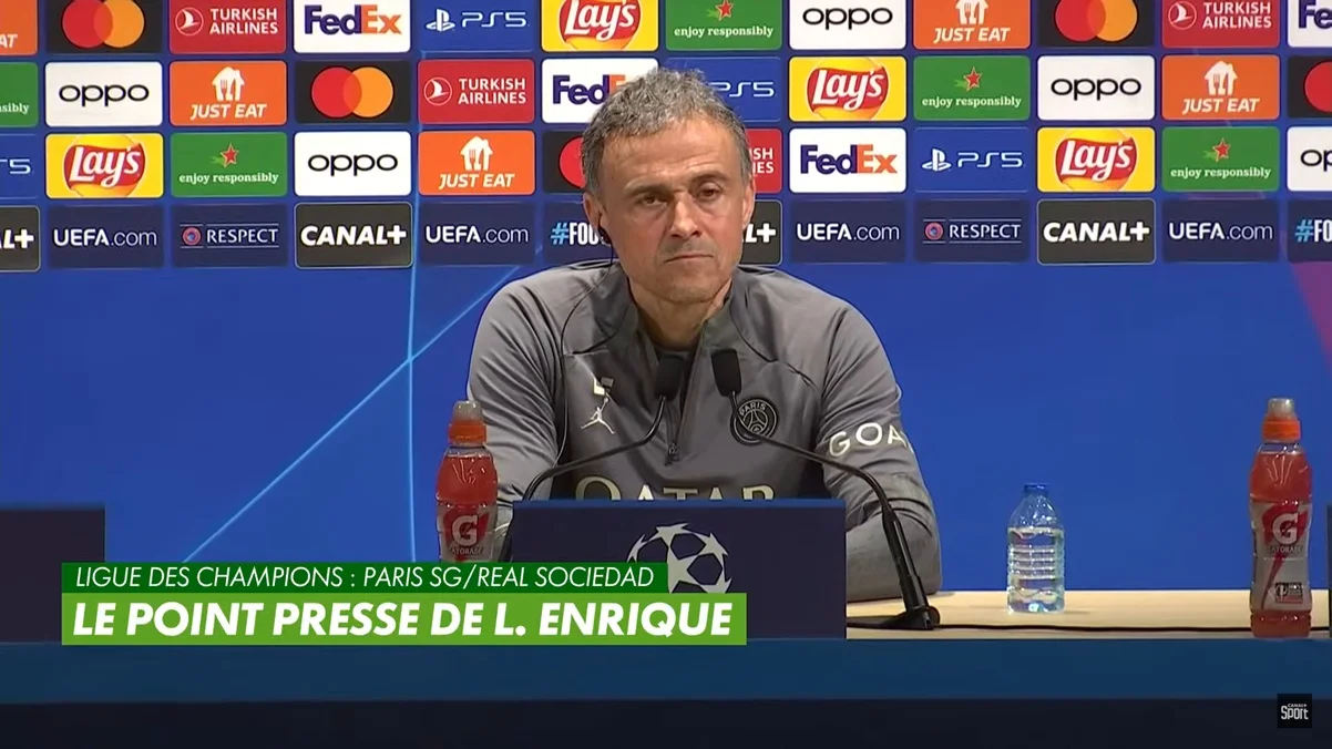 Луис Энрике / скриншот с пресс-конференции