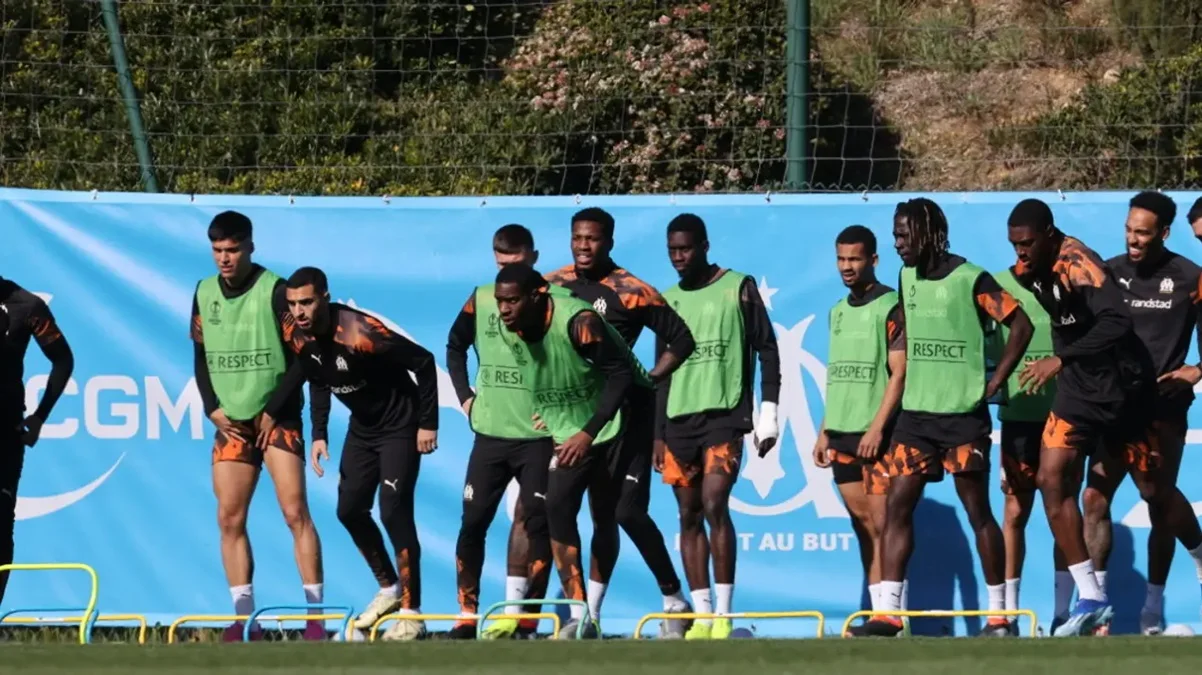 Гравці Марселя на тренуванні / фото: La Provence / Gilles BADER