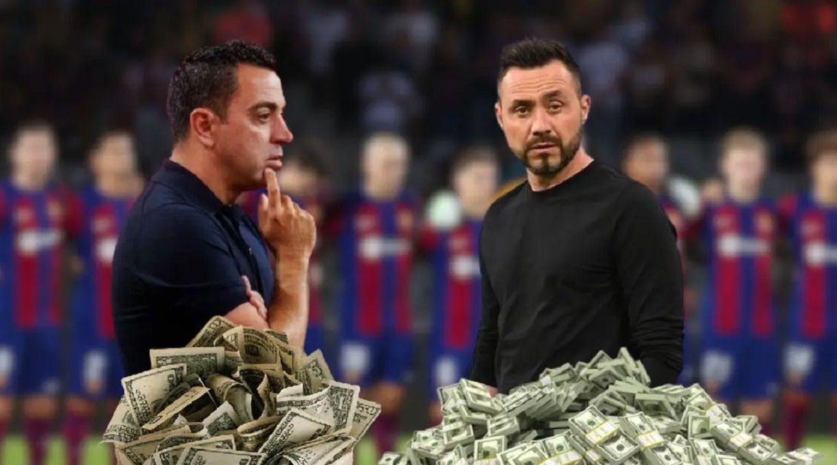 Хави и Де Дзерби / Коллаж El Futbolero