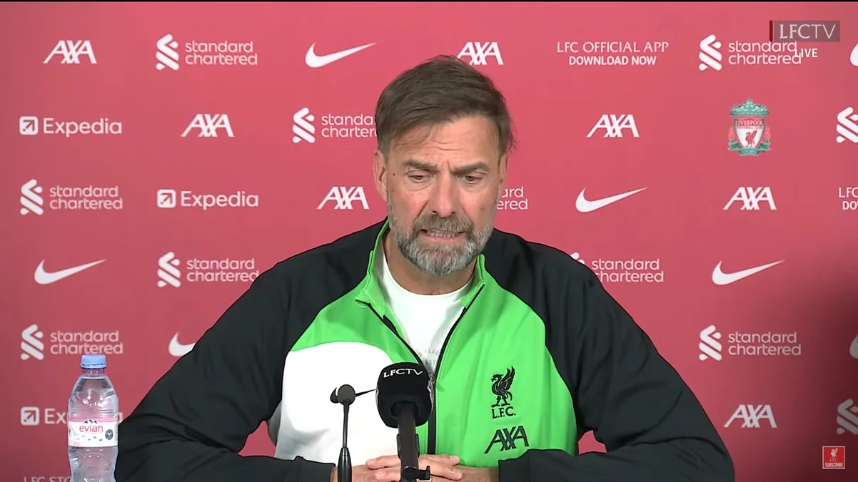 Юрген Клопп / скриншот с пресс-конференции
