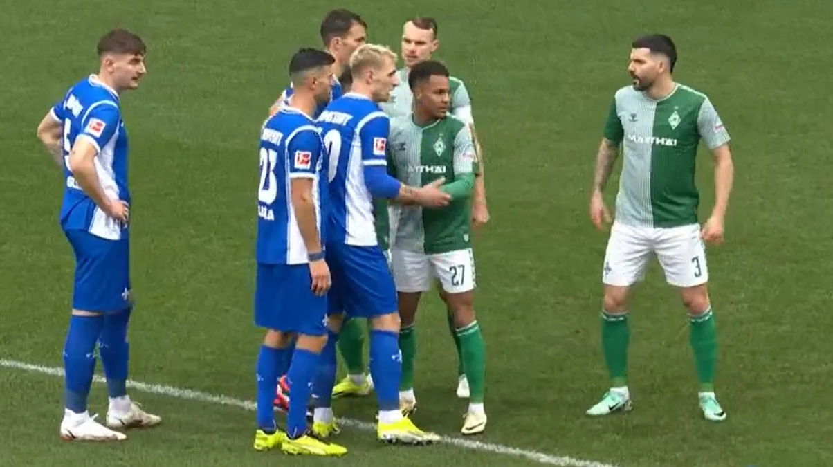 Вердер – Дармштадт – 1:1 / Стоп-кадр из видео