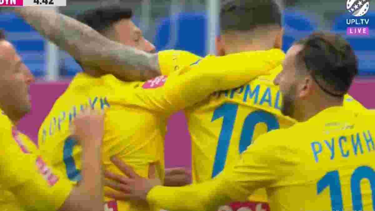 Гармаш покарав Динамо розкішним ударом на 5-й хвилині – відео першого гола ветерана після повернення в Україну