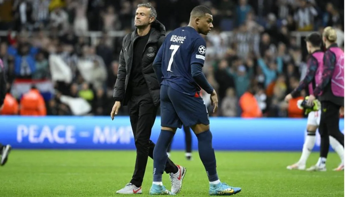 Луїс Енріке та Мбаппе / фото: A. Réau/L'Équipe