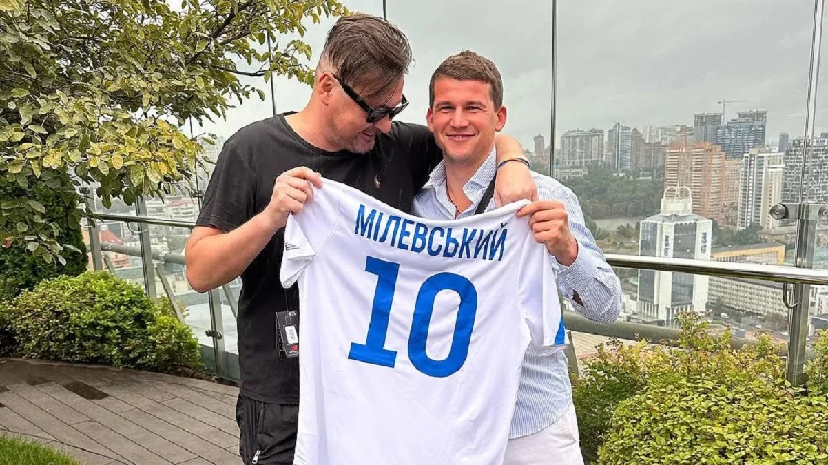 Милевский с новым кентом / фото из соцсетей