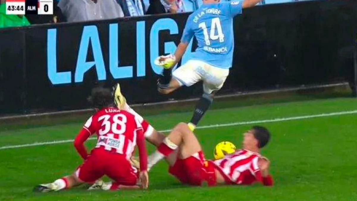 Травма Луки Ромеро в матче Сельта – Альмерия 01 03 2024