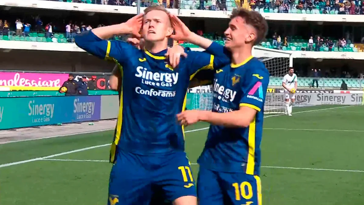 Верона – Сассуоло – 1:0 / скриншот с трансляции