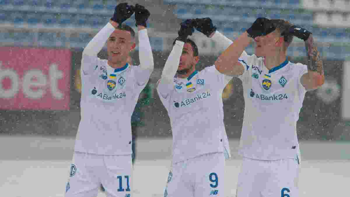 Динамо победило полурезерв Зари в снежной битве – киевляне вплотную приблизились к лидерам УПЛ
