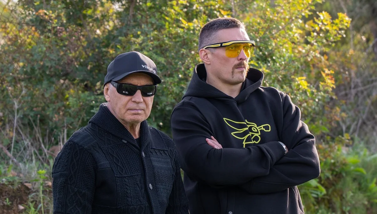 Геннадій Буткевич та Олександр Усик / Фото ФК Полісся