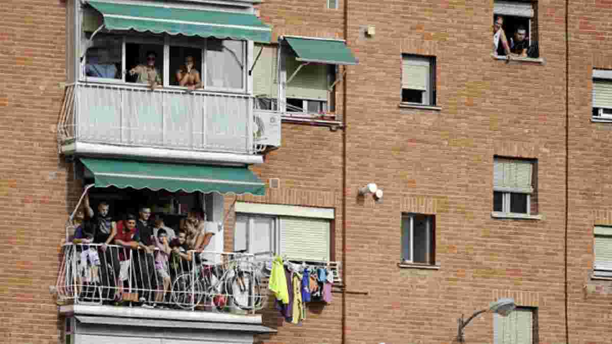 В Іспанії каратимуть фанатів за перегляд футбольних матчів на балконах