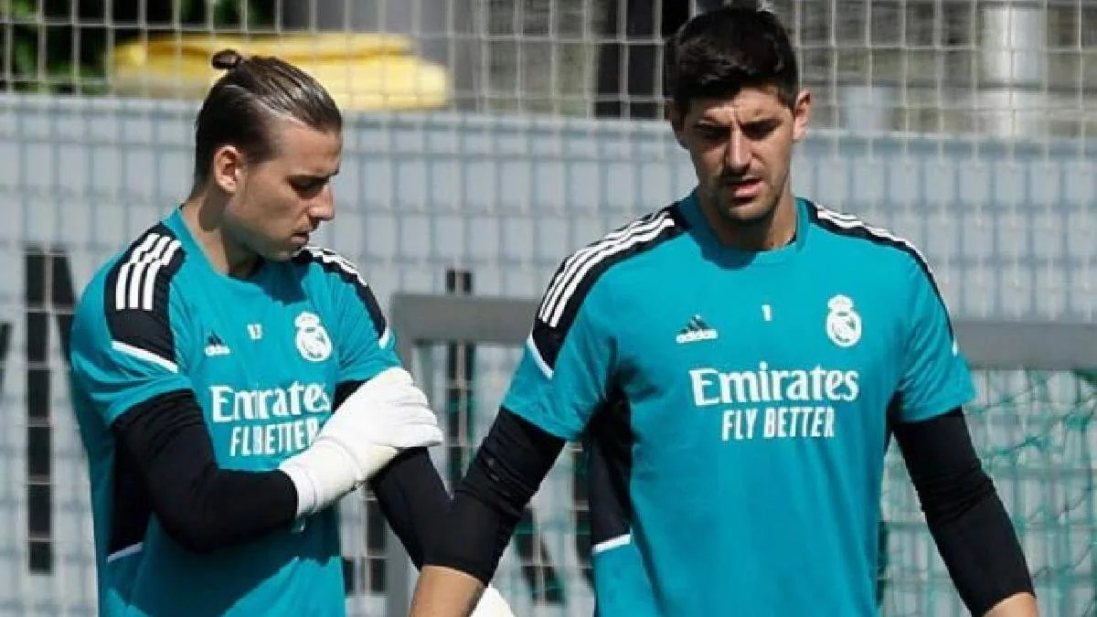 Андрій Лунін і Тібо Куртуа / ФК Реал