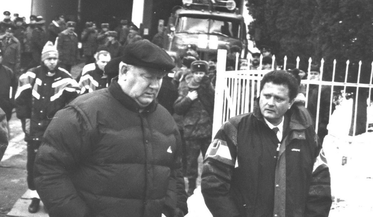 Лобановський і Маркевич, Карпати приймають Динамо у березні 1998-го / Фото з відкритих джерел