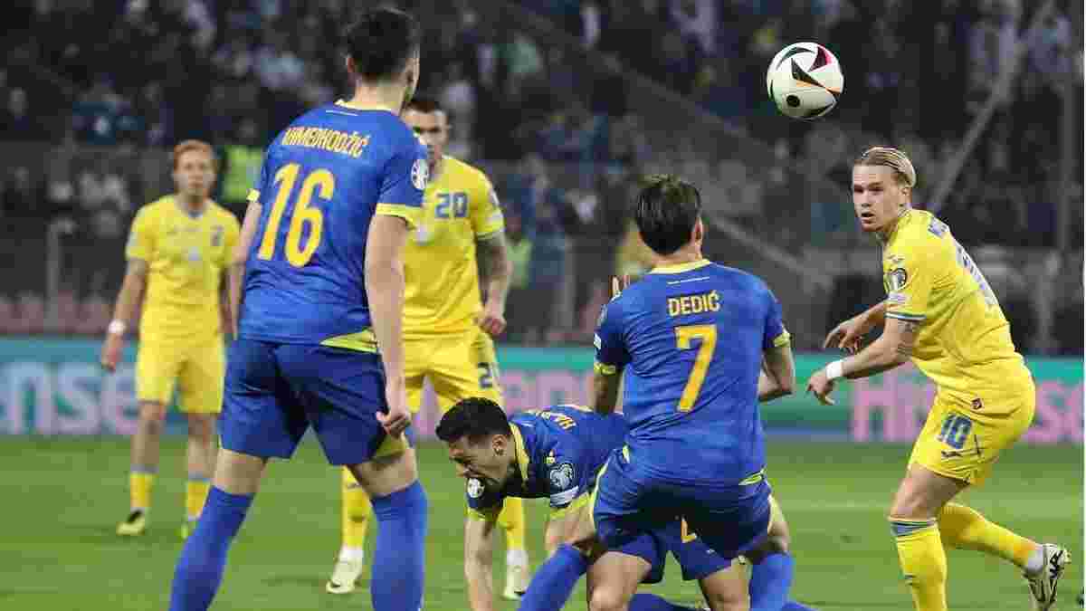 "Не знаю, что произошло": защитник Боснии и Герцеговины прокомментировал поражение от Украины в плей-офф 