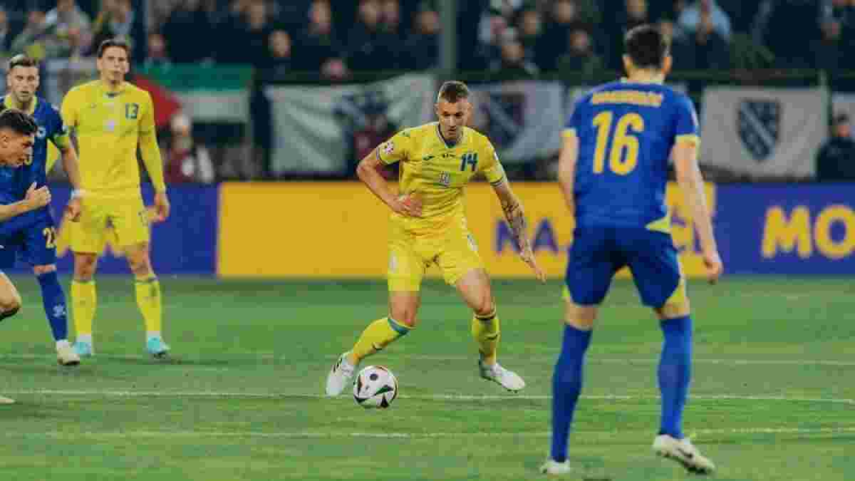 Босния – Украина: Вацко расхвалил дебютанта "сине-желтых" – не помешало нервное начало