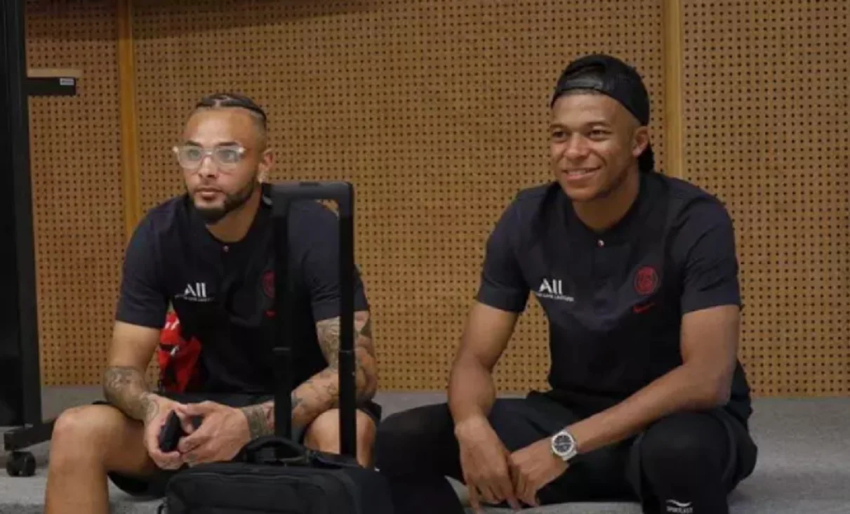 Курзава і Мбаппе / Фото зі соцмереж