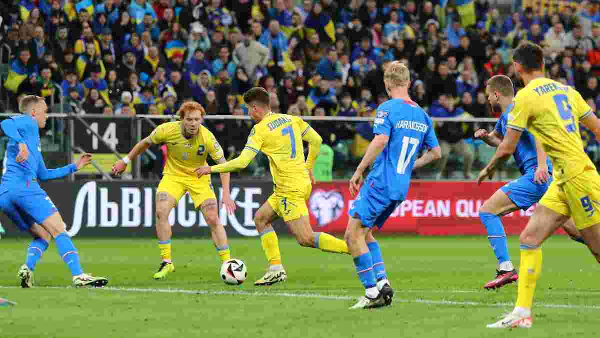 "Натхненне повернення": УЄФА виніс вердикт непростій перемозі України над Ісландією