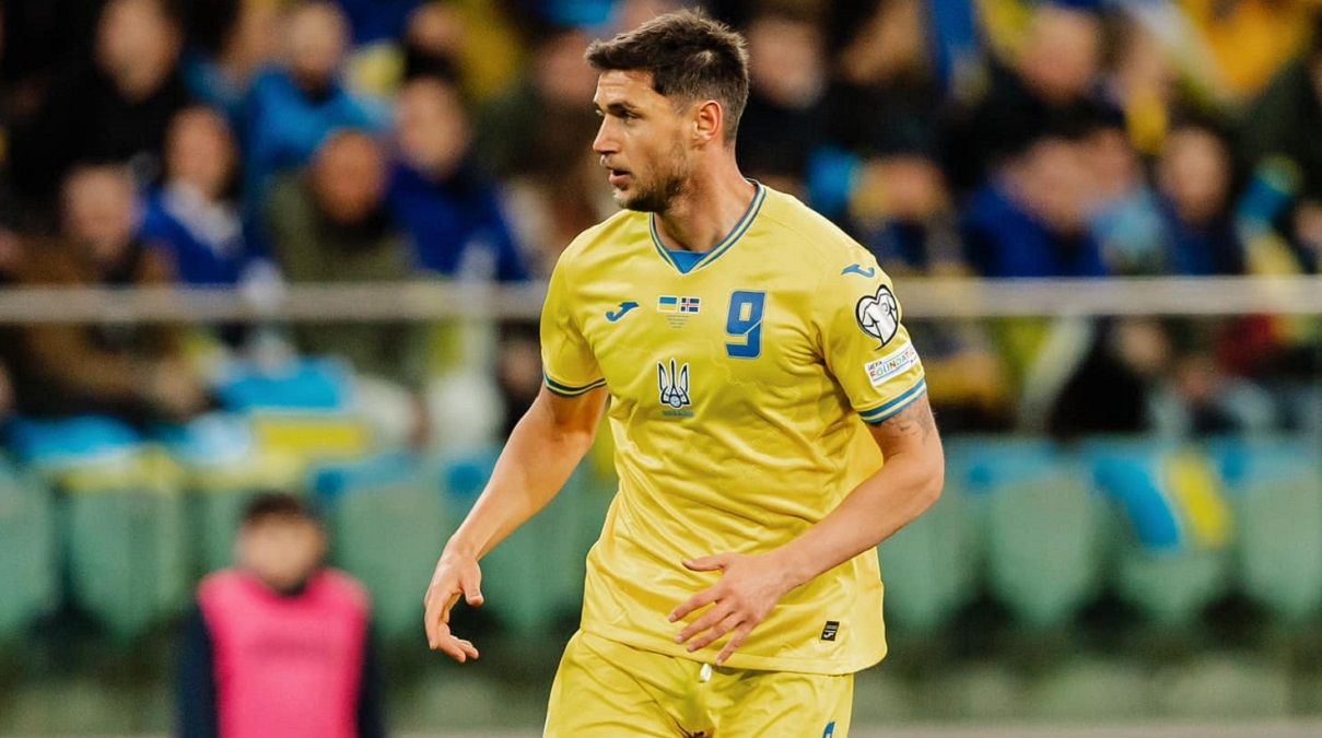 Роман Яремчук у матчі Україна – Ісландія / УАФ