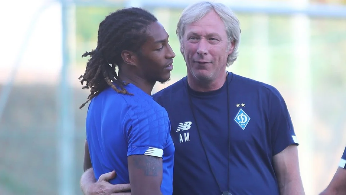 Жерсон Родрігес та Олексій Михайличенко / фото: ФК Динамо