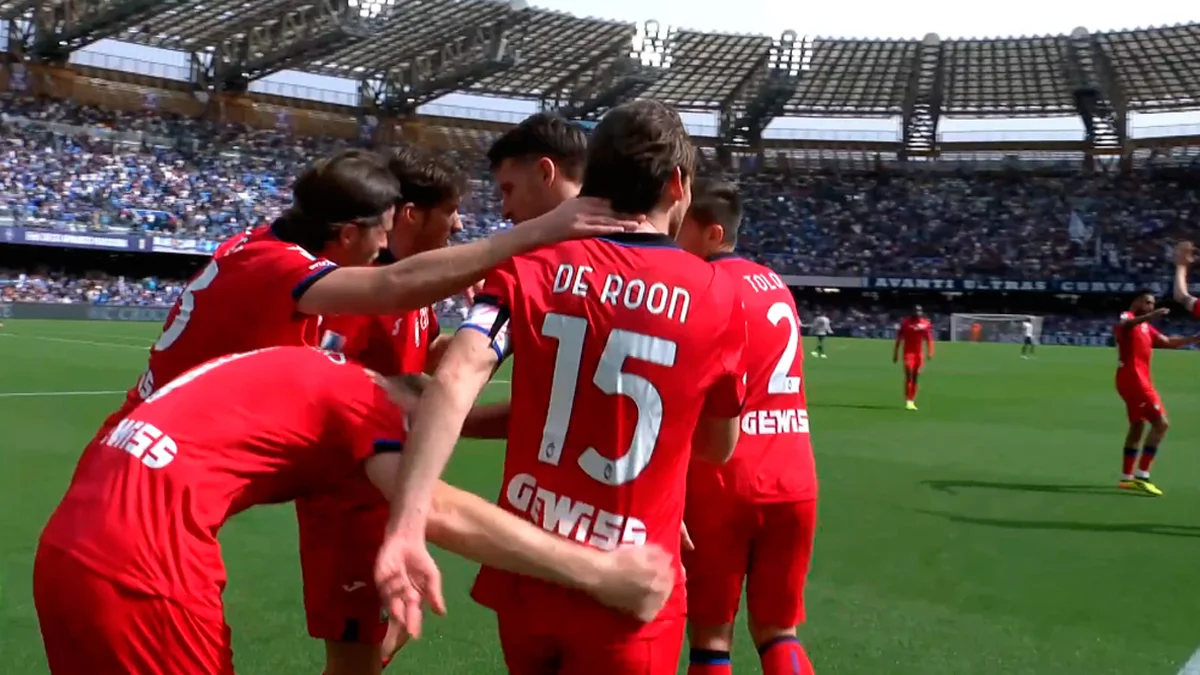 Наполі – Аталанта – 0:3 / скріншот з трансляції MEGOGO