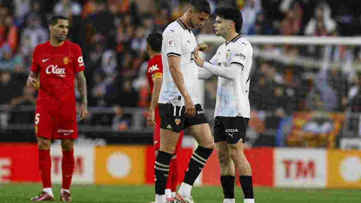 Валенсія і фіналіст Кубка Іспанії розписали нічию – Яремчука довелося міняти на 16 хвилині через травму 