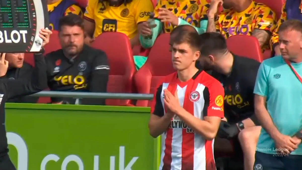 Єгор Ярмолюк вдало вийшов на заміну / скріншот з трансляції Setanta Sports