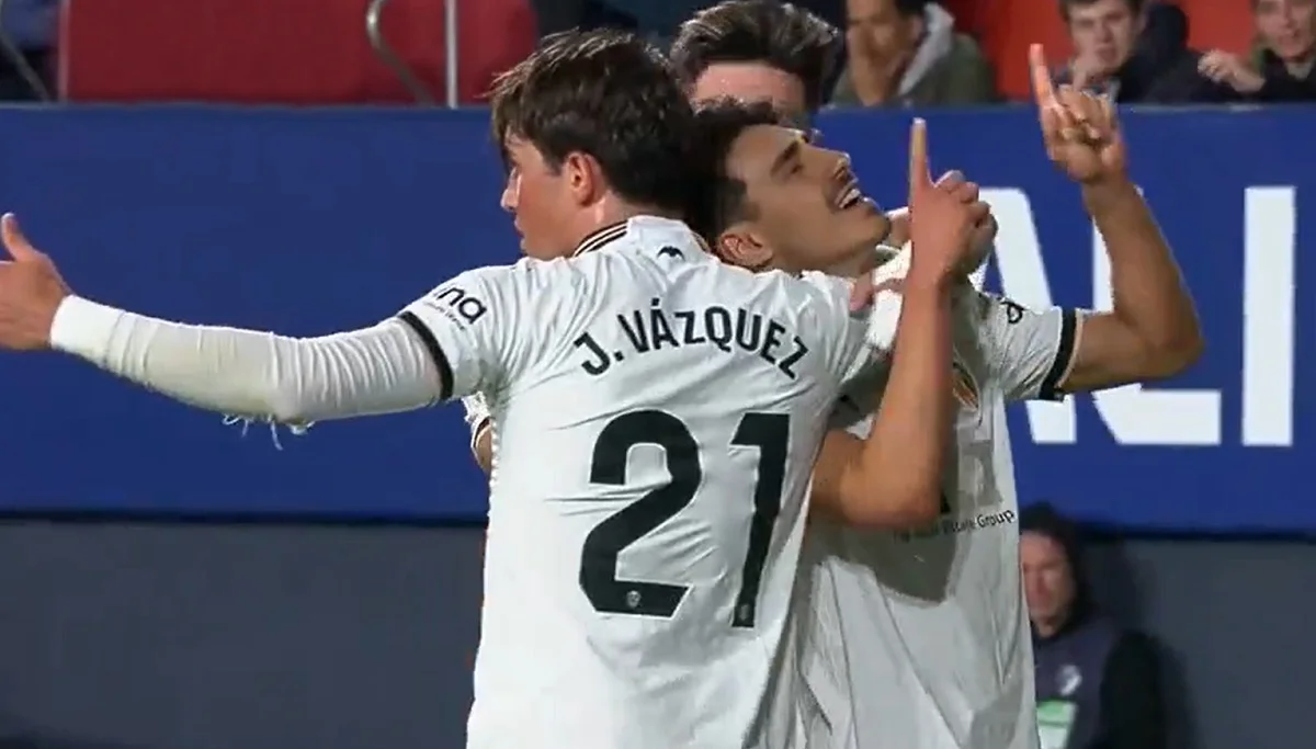 Осасуна – Валенсія – 0:1 / Стоп-кадр з відео