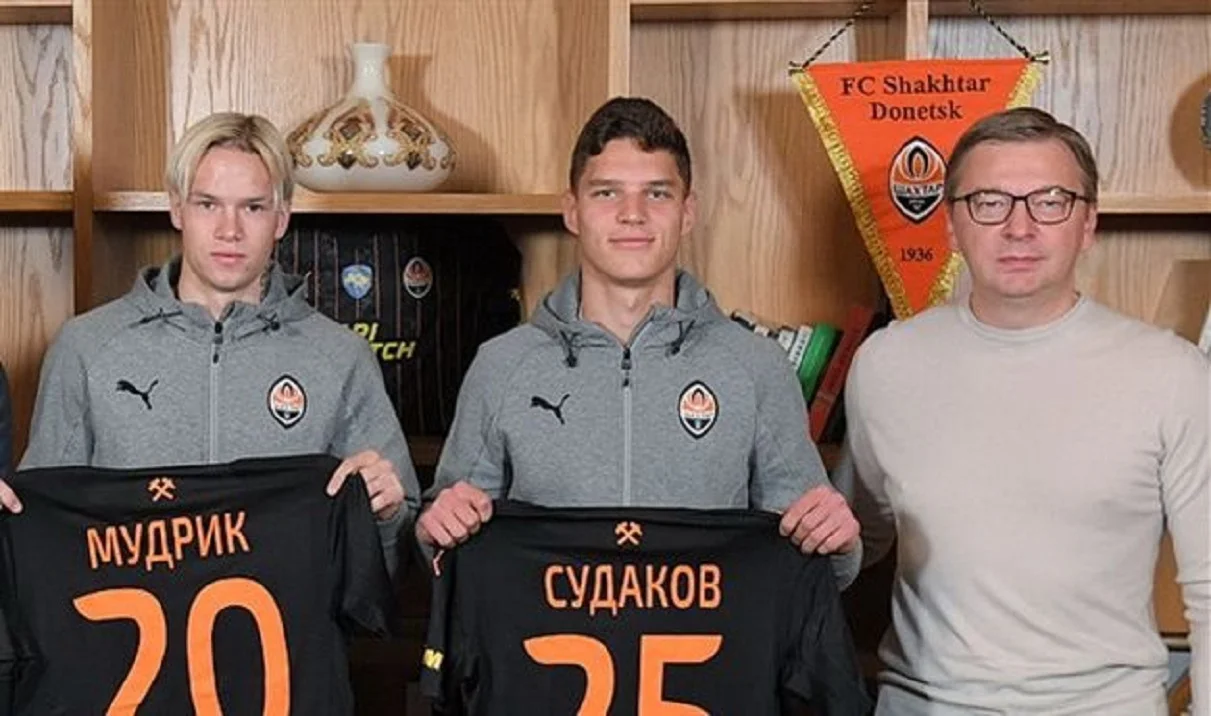 Мудрик, Судаков і Палкін / Сайт Шахтаря