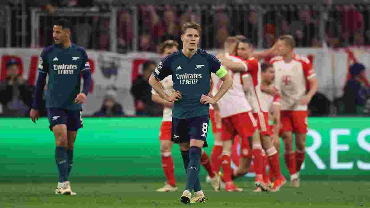 Баварія стала півфіналістом ЛЧ, вибивши Арсенал – "каноніри" продемонстрували боягузливу гру, Зінченко уникнув ганьби