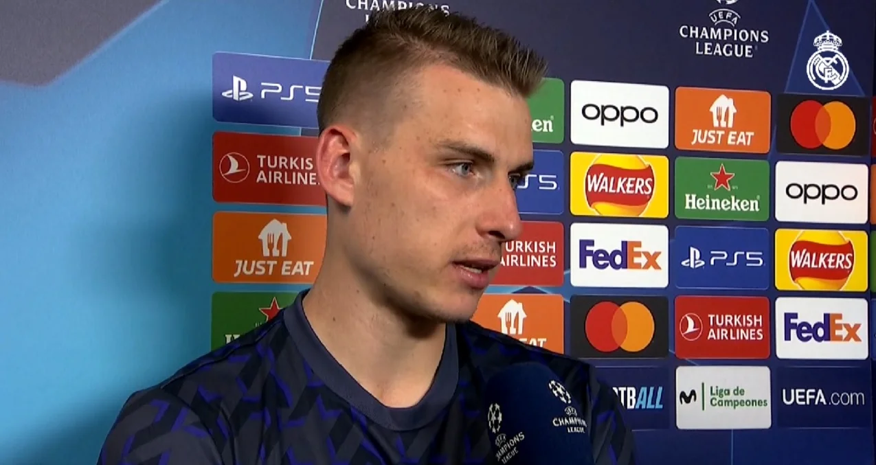 Андрій Лунін / Скрін