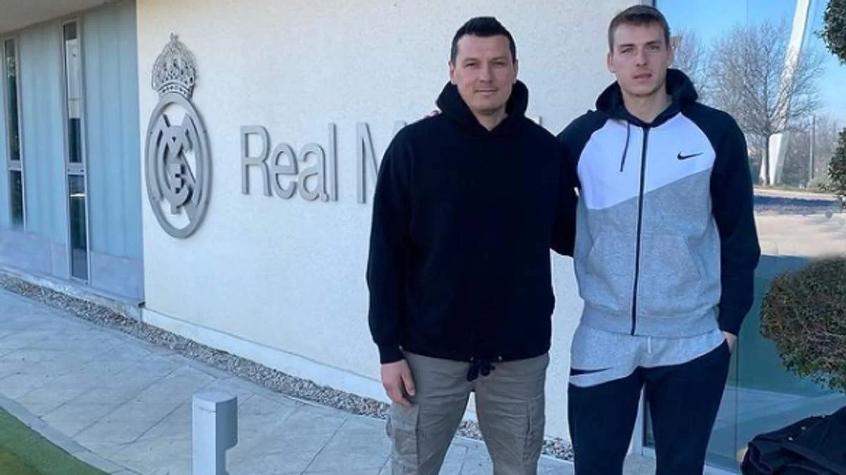 Рустам Худжамов и Андрей Лунин / Фото из соцсетей