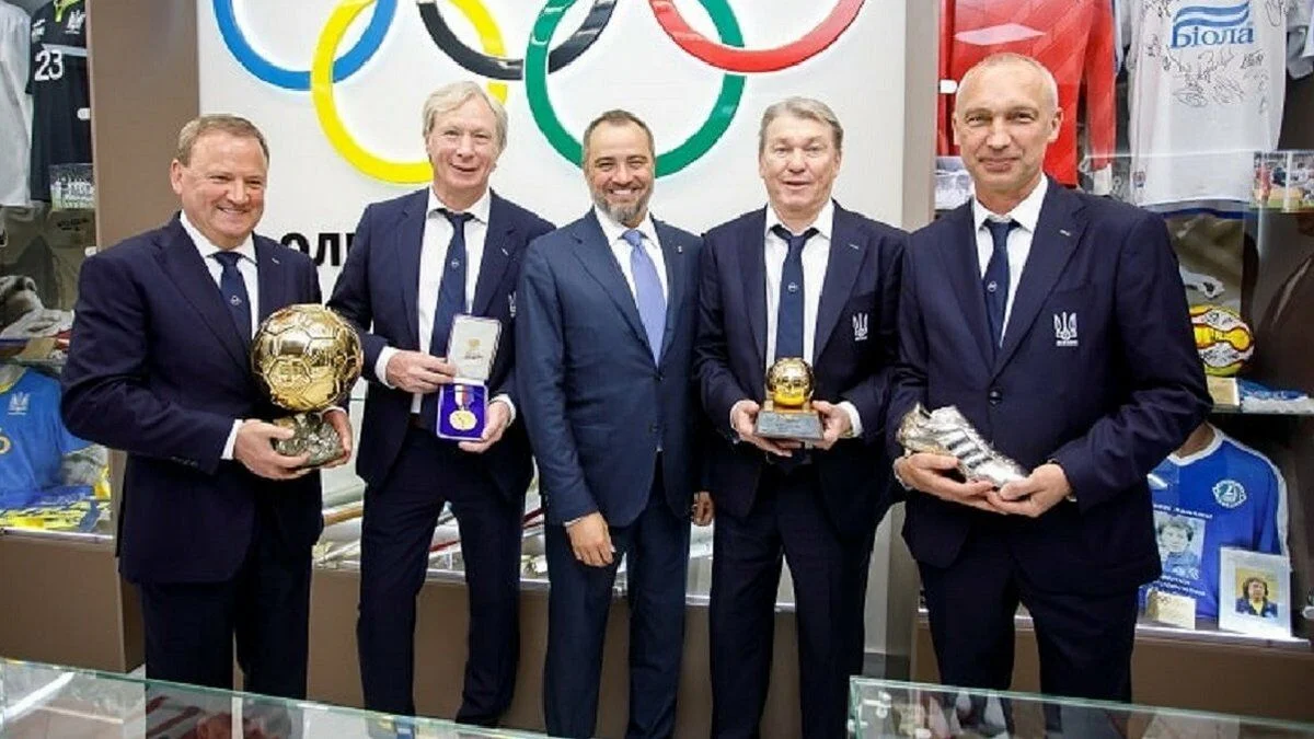 Бєланов, Михайличенко, Павелко, Блохін і Протасов / УАФ