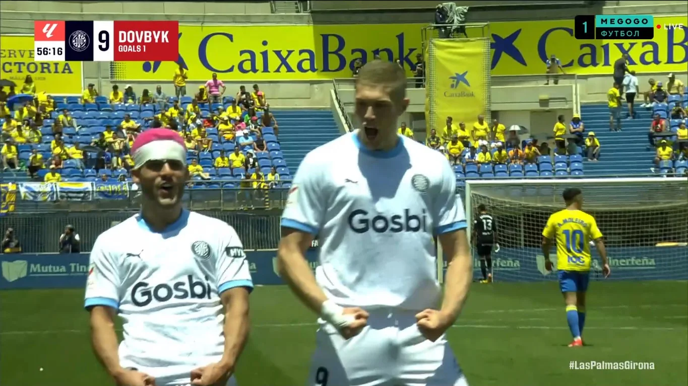 Лас-Пальмас – Жирона: результат и обзор матча 27 04 2024 – Довбик забил гол и не реализовал пенальти