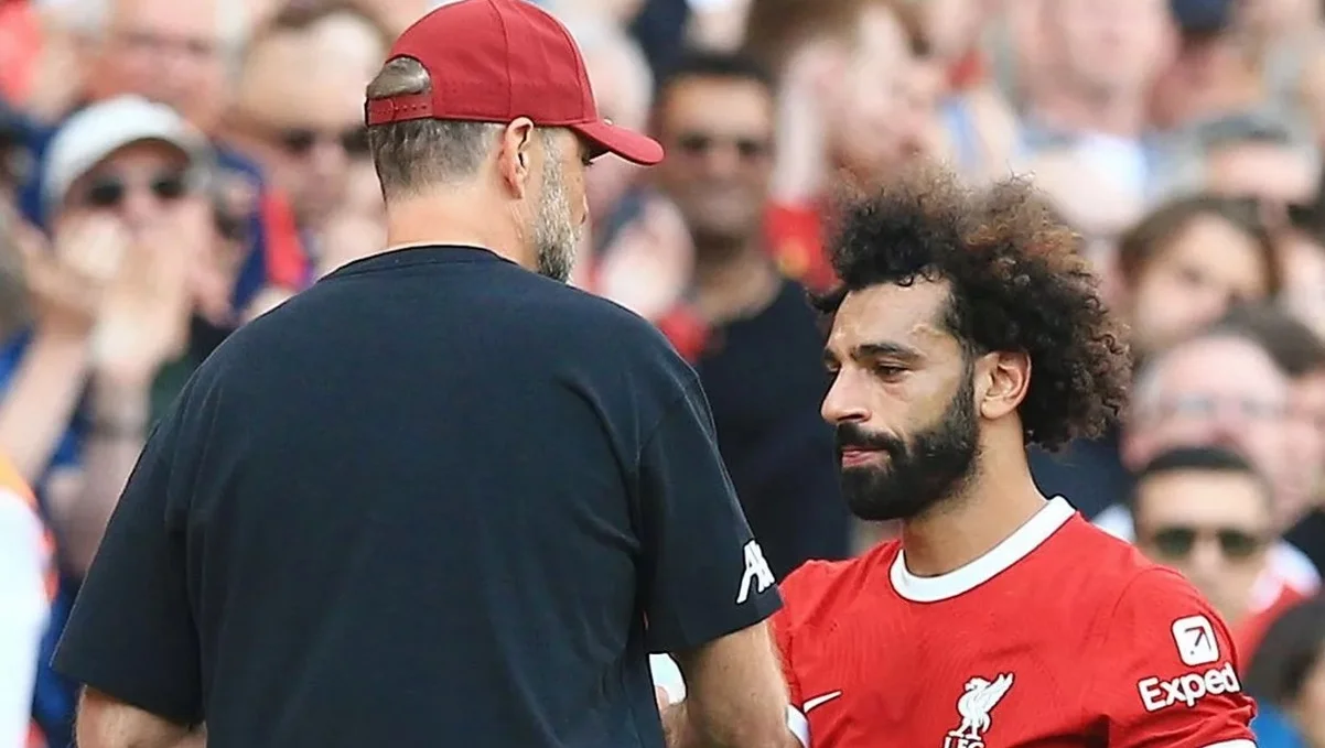 Юрген Клопп та Мохамед Салах / фото: Matt West/REX/Shutterstock