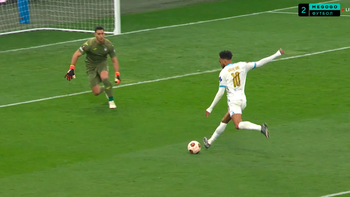 Марсель – Аталанта – 1:1 / скріншот з трансляції MEGOGO