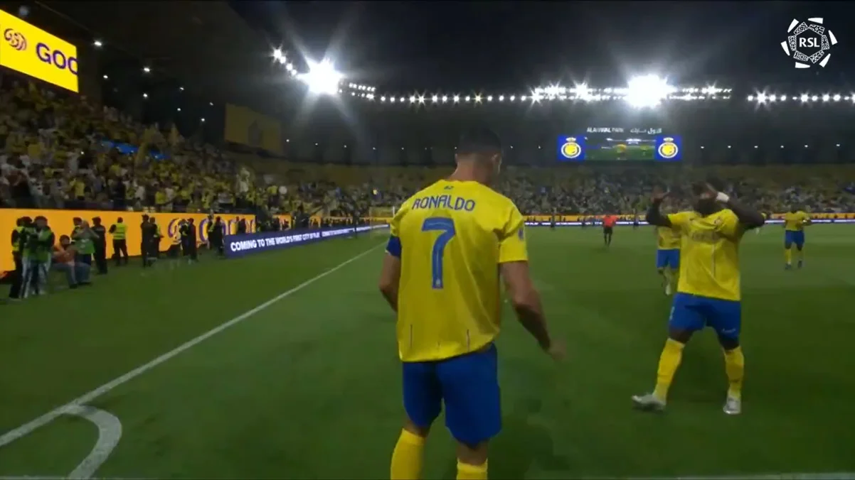 Криштиану Роналду / скриншот из трансляции