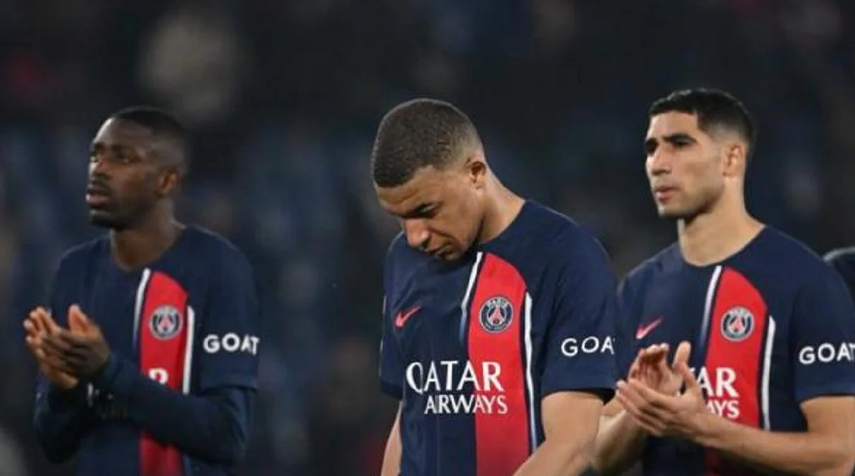 Дембеле, Мбаппе и Хакими / Фото S. Mantey (L'Équipe)