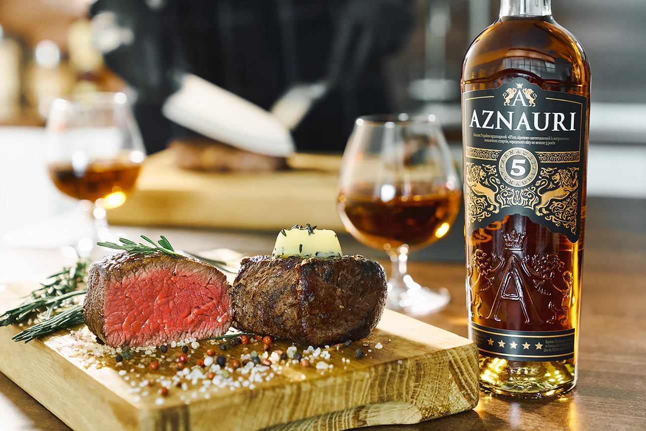 3 найкращі поєднання м’ясних стейків та коньяку