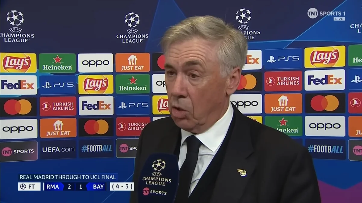 Карло Анчелотти / скриншот из видео пресс-конференции