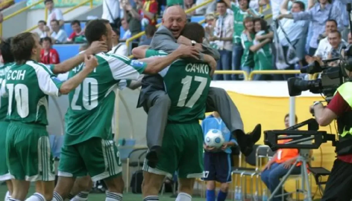 Микола Павлов після завоювання Кубка України / Фото з відкритих джерел