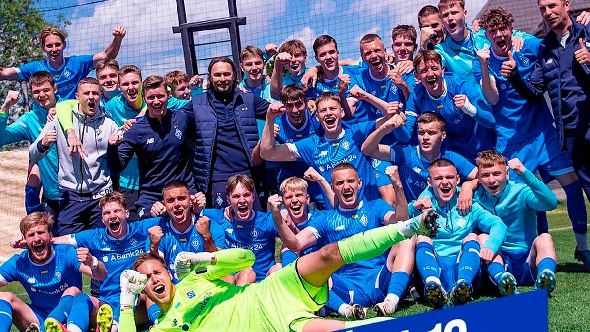 Динамо – чемпион Украины 2023/24 среди команд U-19