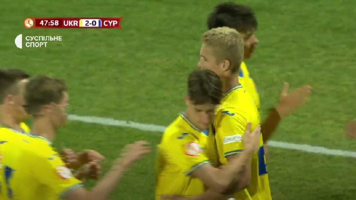 Украина – Кипр – 2:0 / скриншот