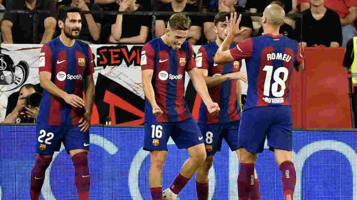Инаугурация Довбика и победное прощание Хави в видеообзоре матча Севилья – Барселона – 1:2