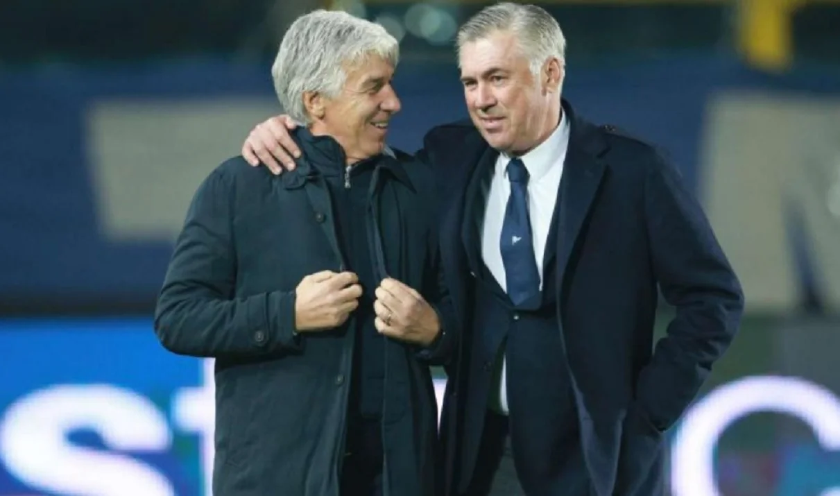 Гасперини и Анчелотти / ANSA
