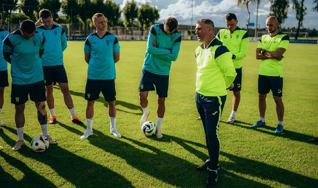 Тренировка сборной Украины / Фото Дана Балашова
