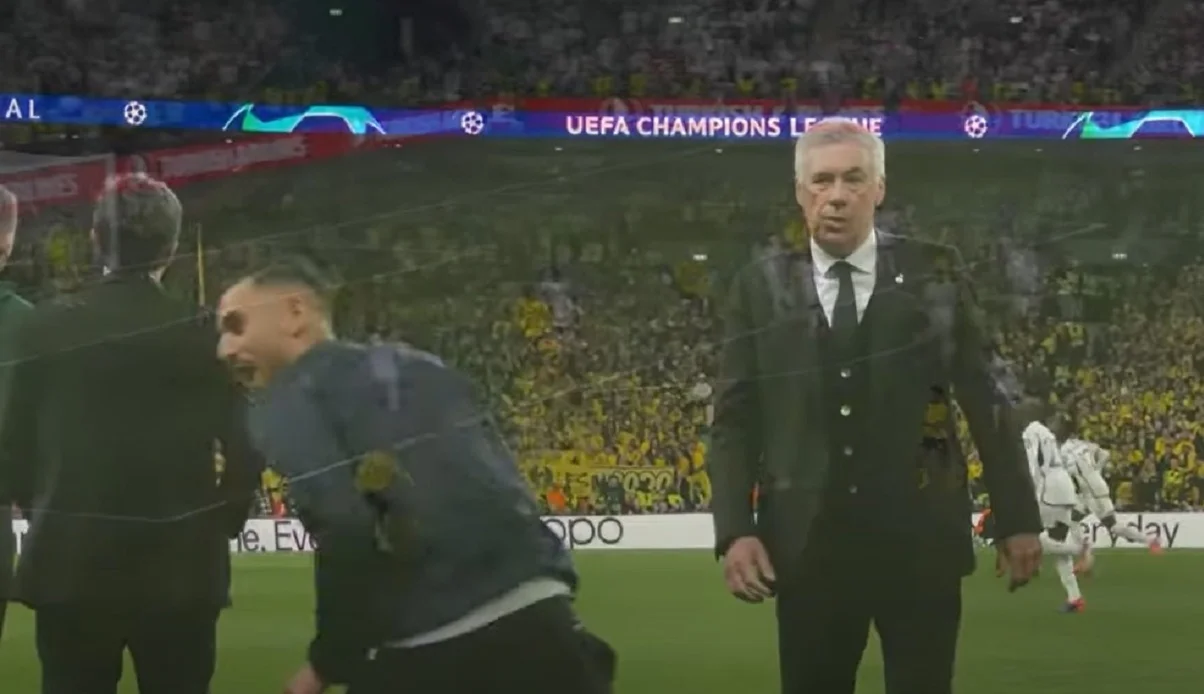 Карло Анчелотті видихнув лише після голу Вінісіуса / Скріншот трансляції