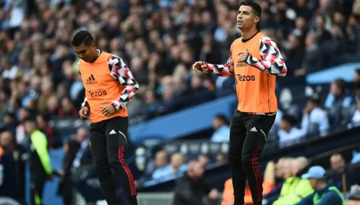 Каземиро и Роналду / фото: PETER POWELL / EFE