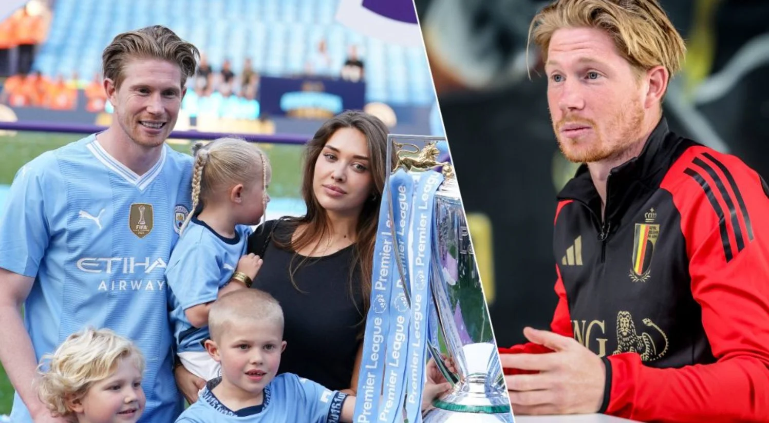 Де Брюйне та його сім'я / Photo News