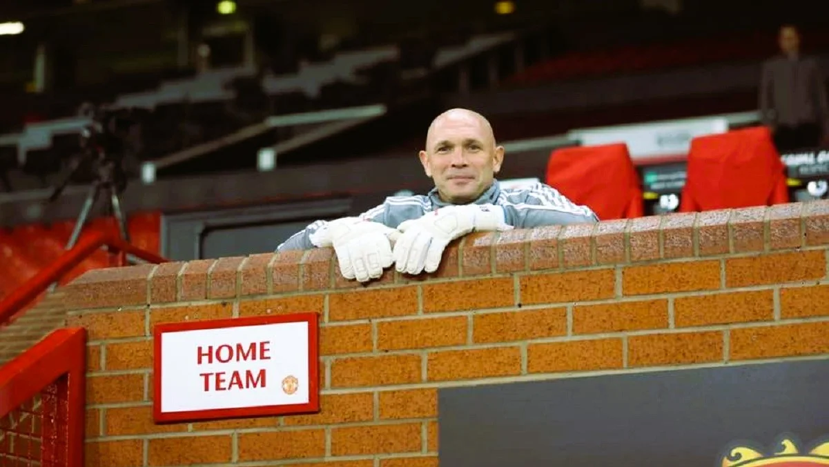 Андрій Глущенко на Олд Траффорд / Facebook