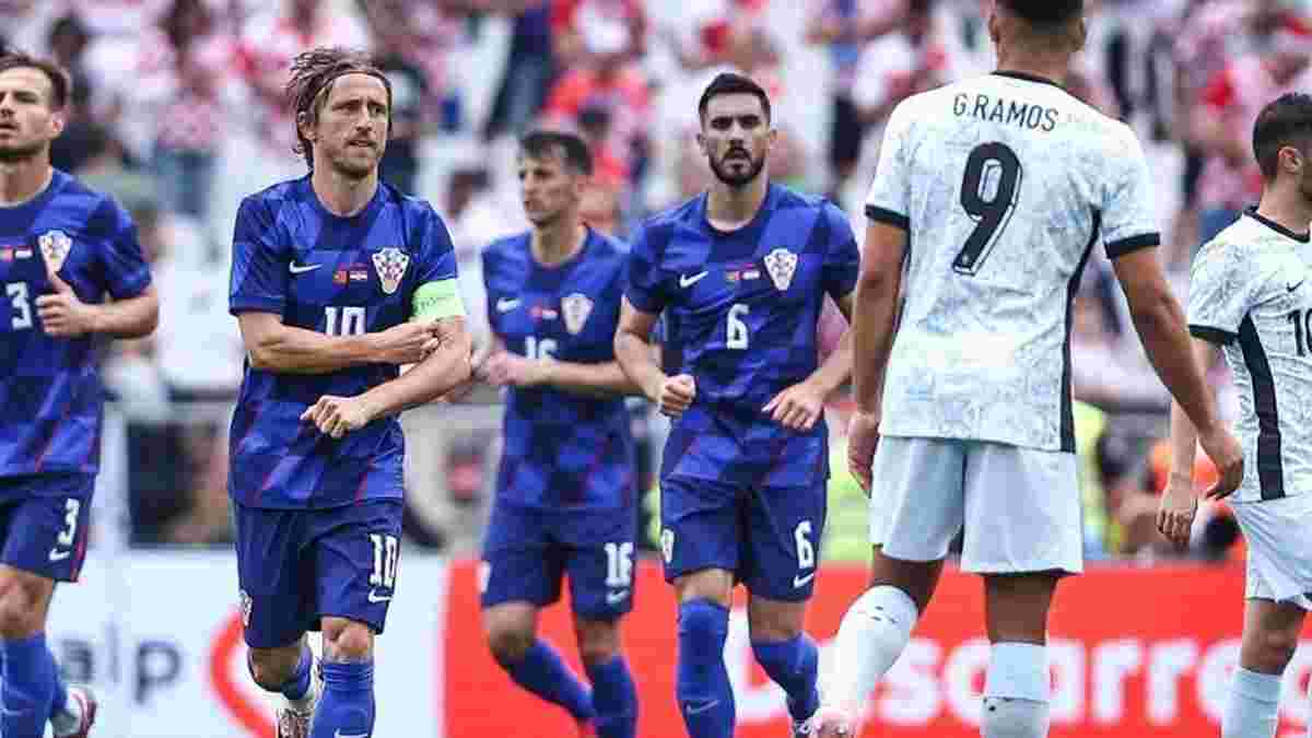 Хорватия сенсационно одолела в гостях Португалию – стадион проводил Модрича стоячей овацией